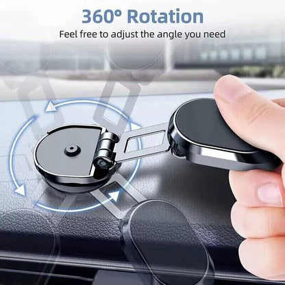 Magnetic Phone Holder for Car, Dashboard Car Phone Holder Mount Magnetic Stainless Steel Car Phone Holder - Dashboard Mount, Water-Resistant, Rotatable