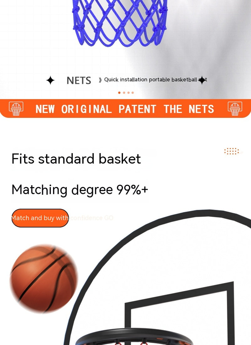 Portable Basketball Net Frame Indoor and Outdoor Removable Professional